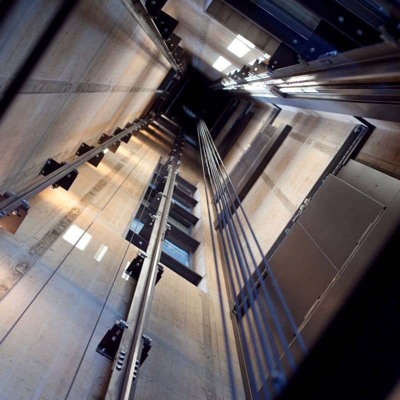 استاندارد چاه آسانسور,انواع پوشش چاه آسانسور,پوشش چاه آسانسور